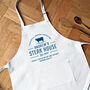 Personalised Steakhouse Apron BBQ Steak Lover Gift, thumbnail 2 of 5