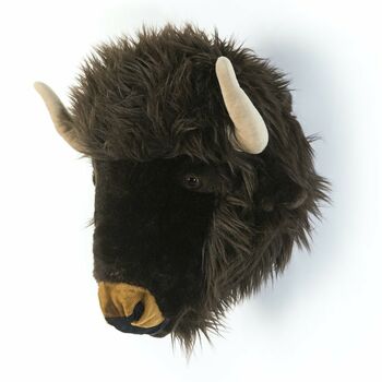 Buffalo Wall Animal Trophy Head, 3 of 3