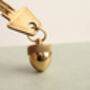 Acorn Photo Locket Keyring, thumbnail 2 of 6