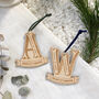 Personalised 1st Christmas Tree Decoration, thumbnail 3 of 5