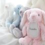 Personalised Mini Soft Toy Teddy Bear Bunny, thumbnail 2 of 2