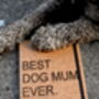 Personalised 'Best Dog Mum Ever' Cork Notebook, thumbnail 2 of 5