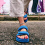 Pastel Ombre Multicoloured Beaded Anklet, thumbnail 3 of 4