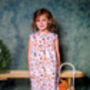 Girls Forest Freinds Cotton Sleeveless Nightie, thumbnail 3 of 6