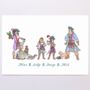 Personalised Pirate Family Print, thumbnail 7 of 11