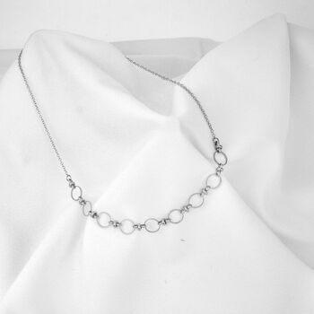 Simple Chain And Circle Necklace, 10 of 12