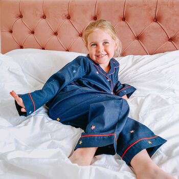 Personalised Mum And Child Multicoloured Star Pyjama, 3 of 4