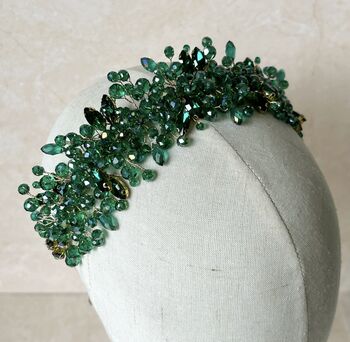 Emerald Green Headpiece, 5 of 5