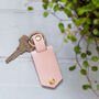 Personalised Hidden Double Photograph Pink Keyring, thumbnail 3 of 3