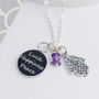 Personalised Birthstone Sentiment Necklace, thumbnail 3 of 12