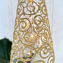 Light Up Gold Glass Tree Decoration, thumbnail 2 of 3