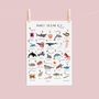 The A To Z Of The Ocean Print, thumbnail 2 of 6