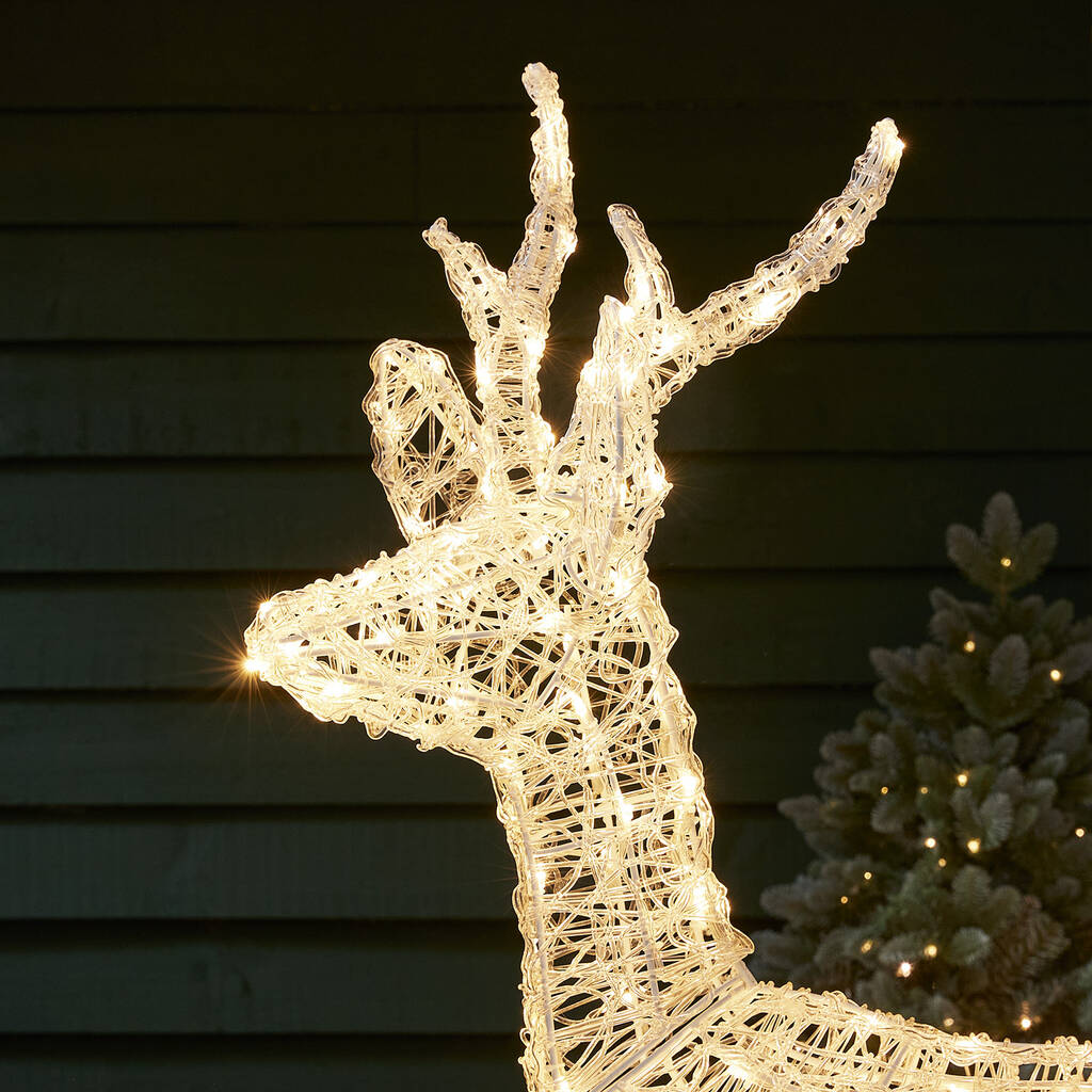 Swinsty Stag Dual Colour Led Light Up Reindeer One.25m By Lights4fun