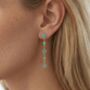 Kinmokusei Aqua Drop Earrings, thumbnail 3 of 4