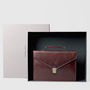 Small Italian Leather Briefcase. 'The Lorenzo', thumbnail 11 of 12