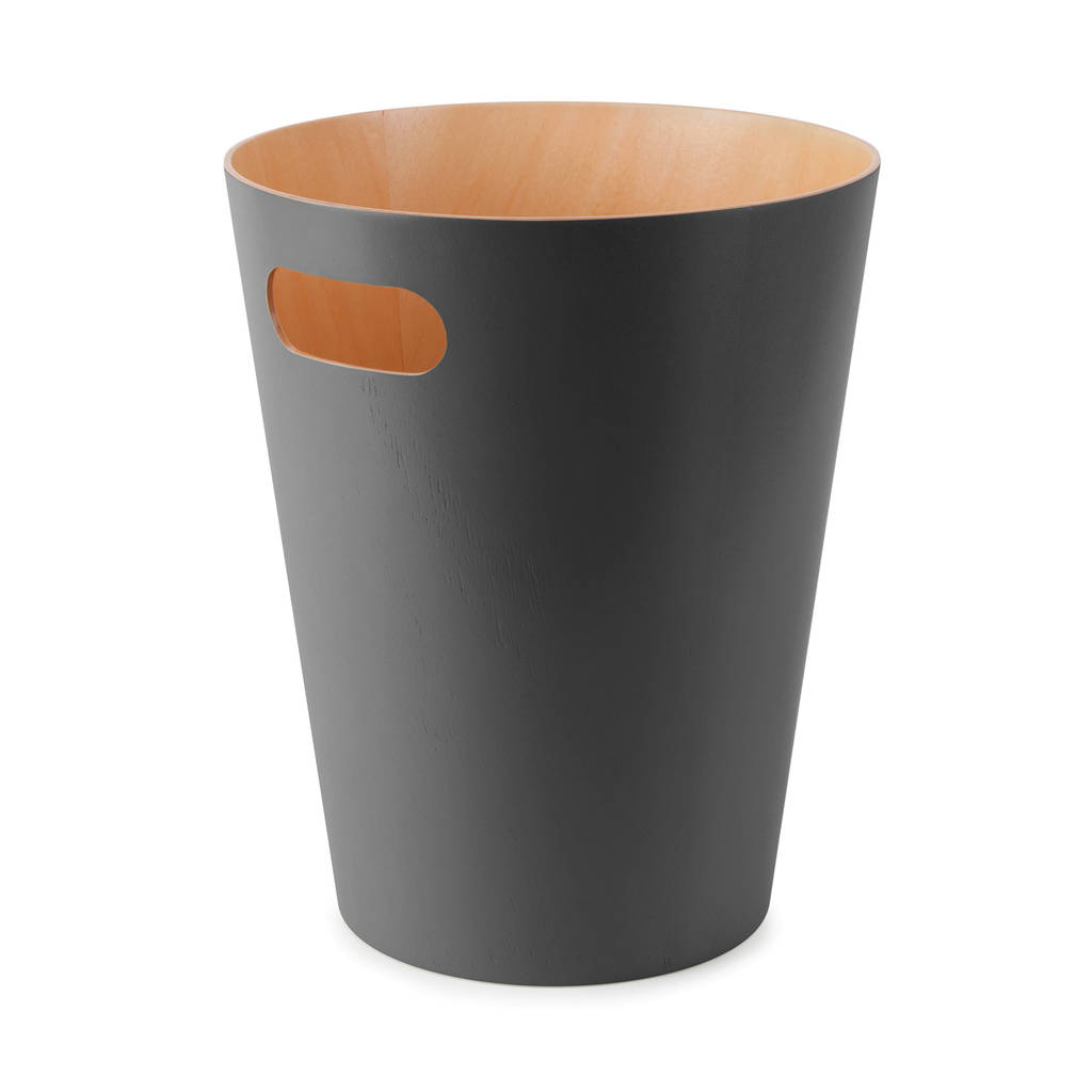Two Tone Wooden Waste Bin By Posh Totty Designs Interiors