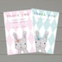 Personalised Bunny Thank You Cards, thumbnail 1 of 1