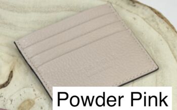 Personalised Leather Cardholder Gift Idea, 10 of 12