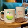 Christmas Pudding Tennis Christmas Mug, thumbnail 1 of 2