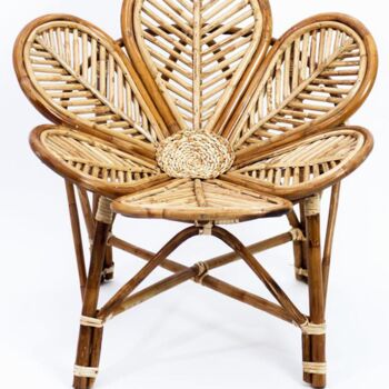 Rattan Flower Kids Chair, 5 of 5