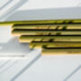 Reusable Bamboo Straws Set Of Six, thumbnail 1 of 5