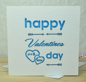 Personalised Laser Cut Valentines Card, 2 of 5