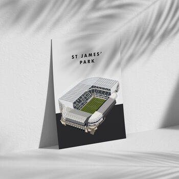 St James' Park Stadium Newcastle Poster Print, 2 of 3