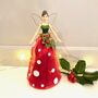 Large Ladybird Sparkle Fairy Tree Topper, thumbnail 1 of 5