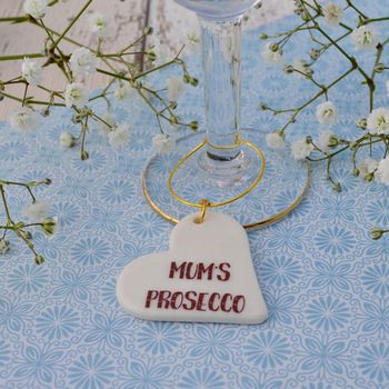 Mum's Prosecco Glass Charm, 3 of 3