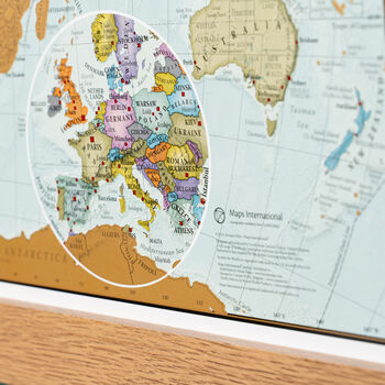 Personalised Scratch The World® Travel Edition Map, 8 of 12