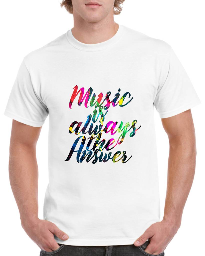 Music Is Always The Answer T Shirt By Rael & Pappie ...