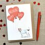 Personalised Parson Russell Terrier Valentine's Card, thumbnail 1 of 2