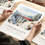 Switzerland Travel Print Of The Glacier Express Train, thumbnail 1 of 7