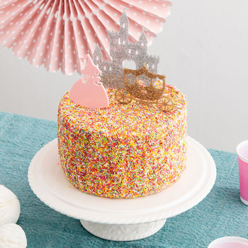 cake castle topper princess decoration notonthehighstreet