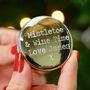 Personalised Christmas Wishes Wine Bottle Stopper, thumbnail 1 of 8