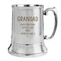 Personalised Free Text Stainless Steel Tankard, thumbnail 4 of 5