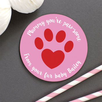 Personalised 'Pet Mum' Animal Lover Coaster, 3 of 8