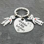 Daddys Little Helpers Pesronalised Keyring, thumbnail 1 of 8