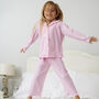 Personalised Girl's Candy Stripe Pyjamas, thumbnail 4 of 4