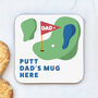 Golf Coaster Father's Day Gift, thumbnail 1 of 4