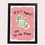 Spicy Margarita Illustrated Cocktail Print, thumbnail 5 of 5