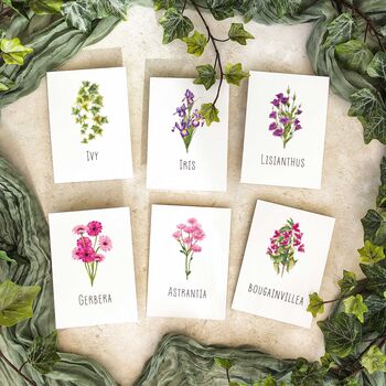 Wildflower Floral Table Name Card, 9 of 9