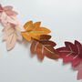 Autumn Leaf Felt Garland, thumbnail 3 of 6