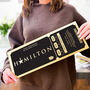 Personalised Novelty Size Gold Theatre Ticket, thumbnail 5 of 10