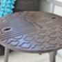 Jeremy Reclaimed Manhole Cover Side Table, thumbnail 3 of 4