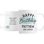 Personalised Happy Birthday Mug, thumbnail 2 of 4