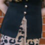 Brown Leopard Print Knit Wide Trousers, thumbnail 7 of 9