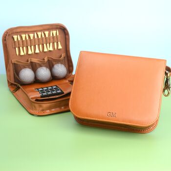 Personalised Golf Leather Gift Set, 2 of 4