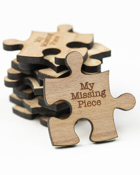 Wooden My Missing Piece Puzzle Token, 2 of 6