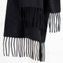 Personalised Black Pure Cashmere Scarf, thumbnail 5 of 9